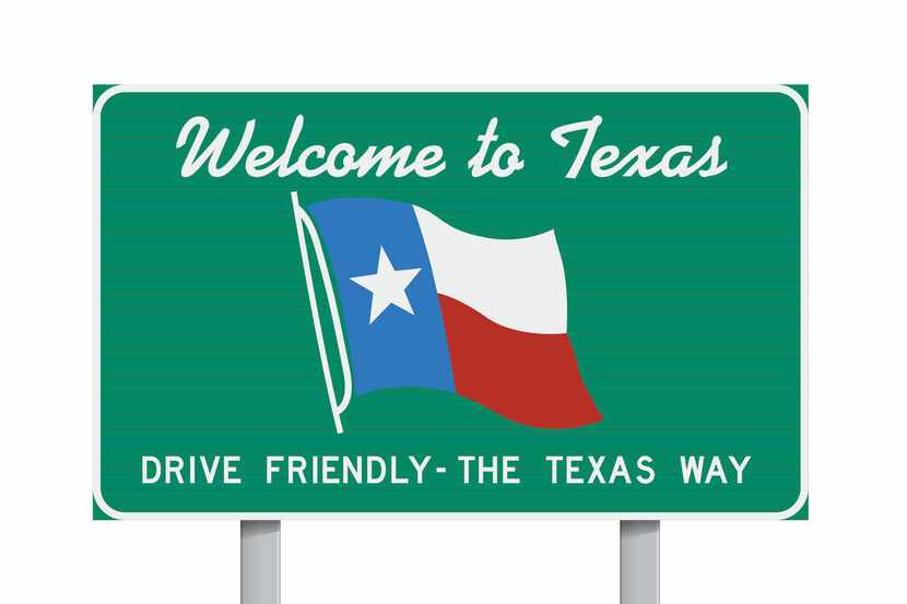 New billboards in California warn residents not to move to Texas.