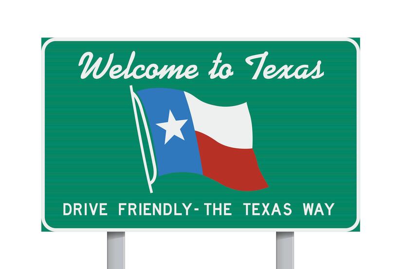 New billboards in California warn residents not to move to Texas.