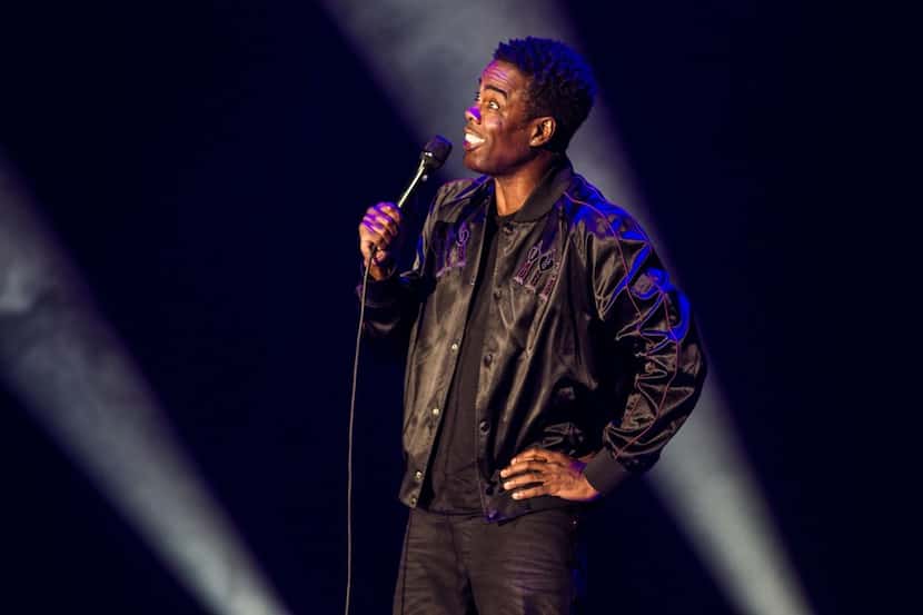 US comedian Chris Rock peformes his Total Blackout Tour show in the Ziggo Dome in Amsterdam,...