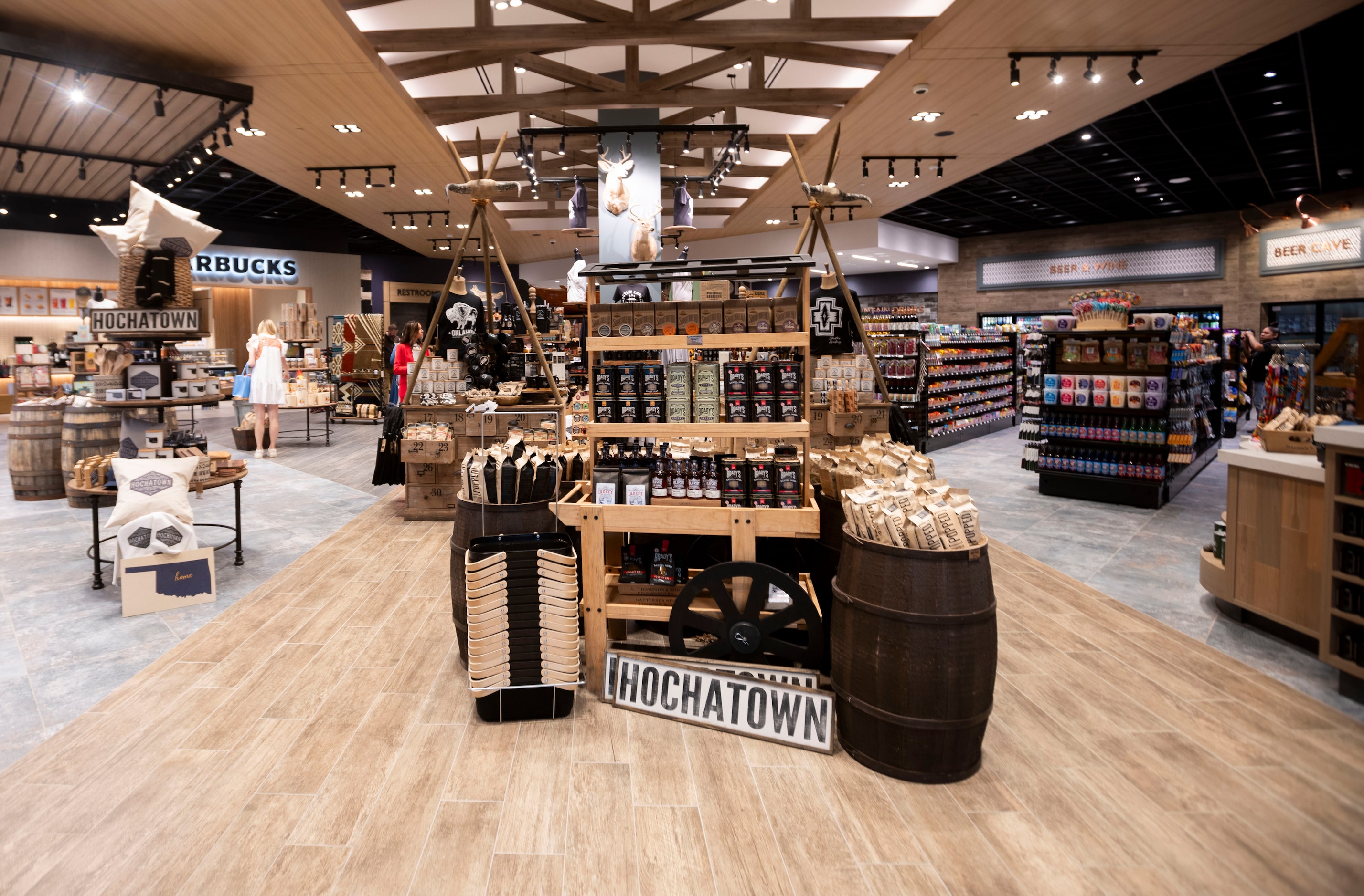 Choctaw Landing’s mercantile store photographed during a media day on Wednesday, April 24,...