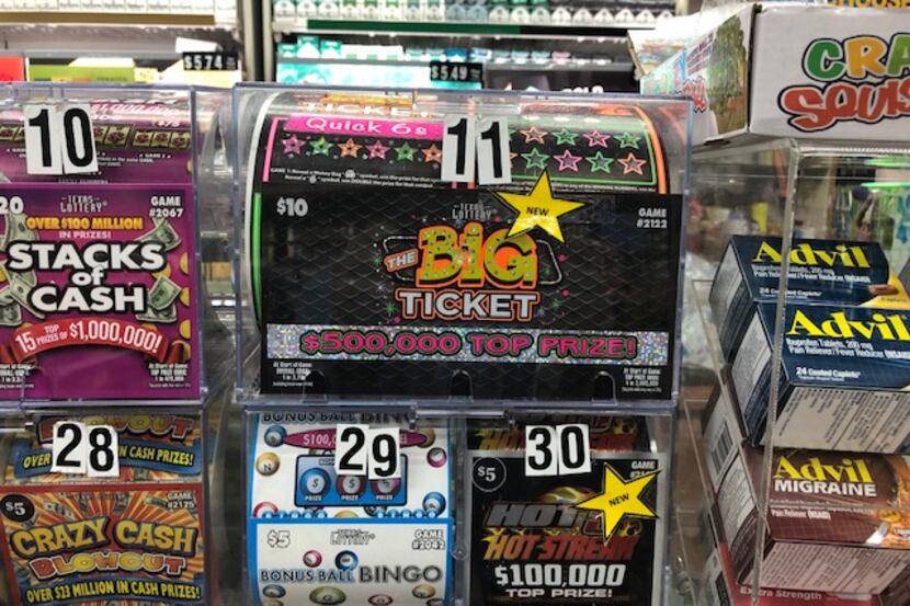 A Mesquite man won nearly $900,000 off a Texas Lottery scratch-off ticket.
