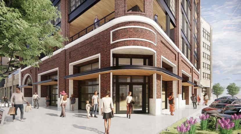 The Willow apartments are planned at Commerce and Willow streets in Deep Ellum.