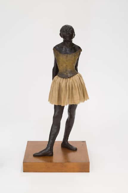 "The Little Fourteen Year Old Dancer" by Edgar Degas is featured in the new exhibition...