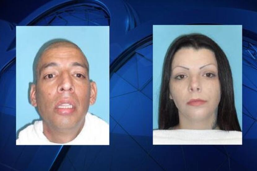 Antonio Pena, 40, and Nita Vasquez, 30, led police on a chase from Terrell to Dallas and...