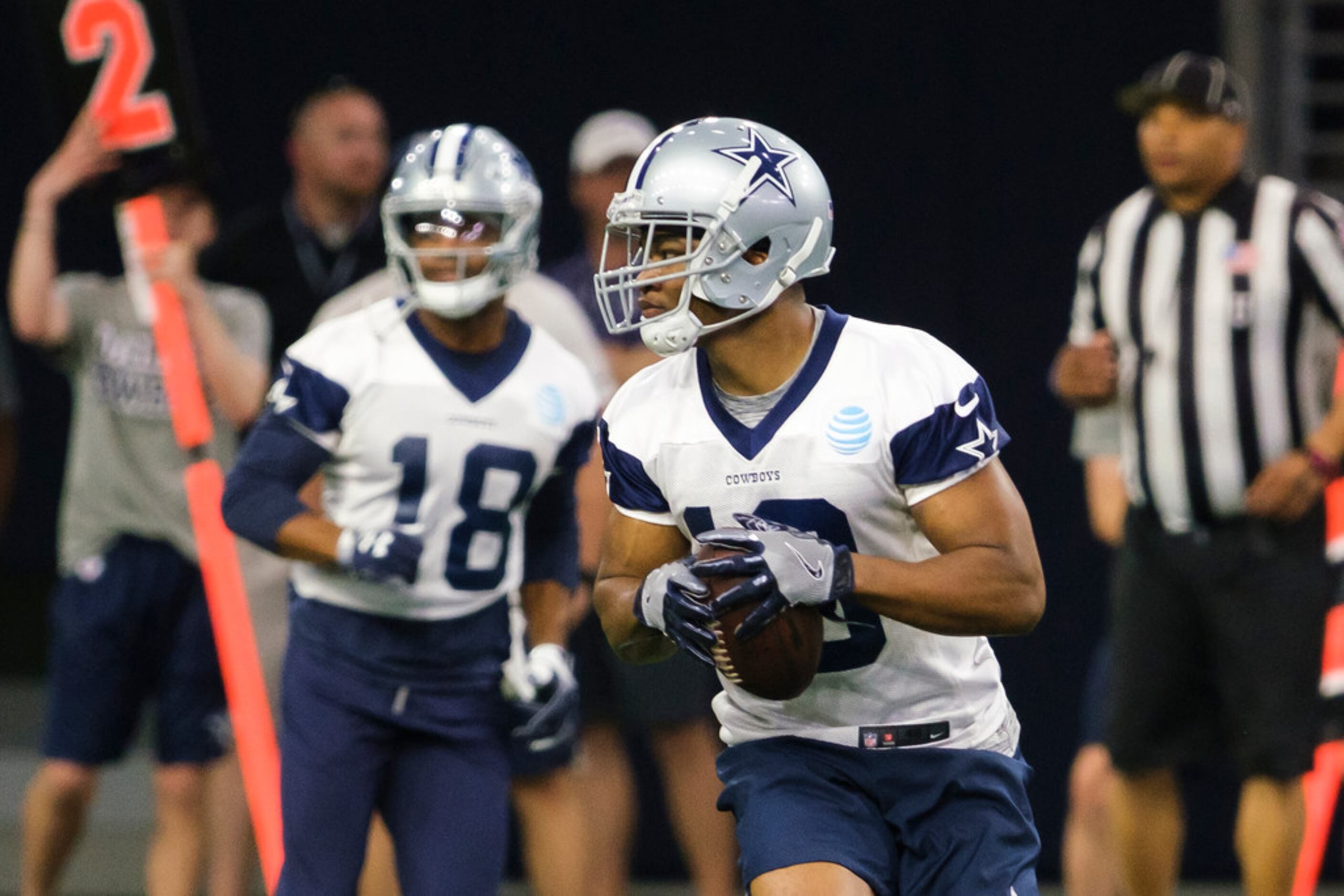 PHOTOS: Randall Cobb, Dak, Zeke, Amari and more at first day of OTAs for  the Dallas Cowboys