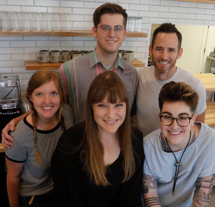 Team members at George, from left, front: Laura Hemberger, Mallory Crocker; back row, Sara...