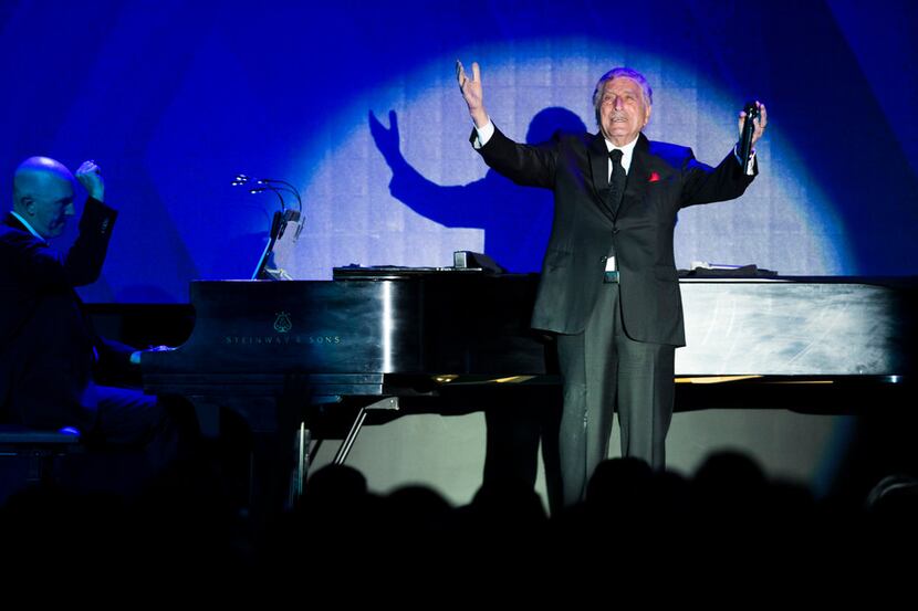 Tony Bennett performs at The Statler Hotel's grand reopening on Friday -- more than 60 years...