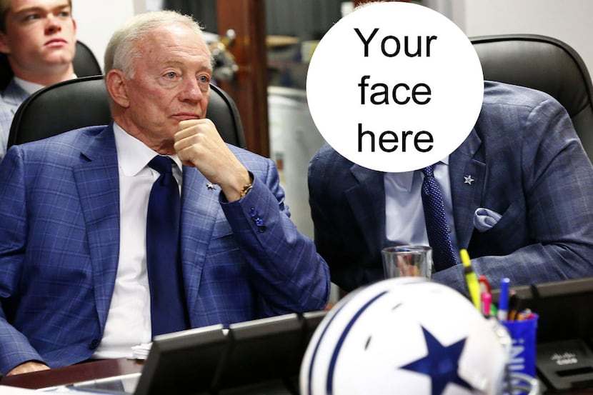 Jerry Jones is sitting next to you! What advice would you give him if we could redo the 2014...