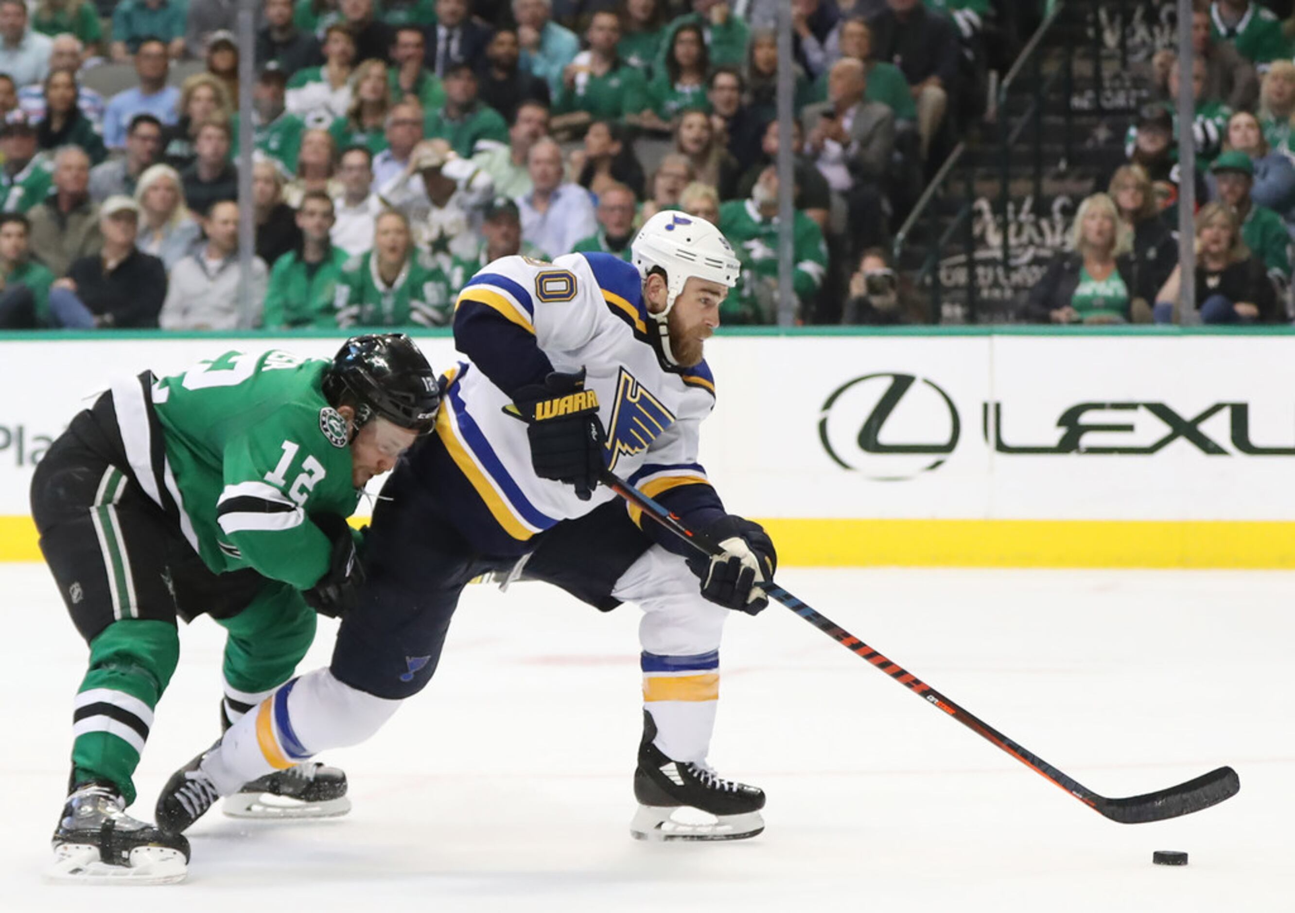 Alex Pietrangelo of the St. Louis Blues skates with the puck against  News Photo - Getty Images