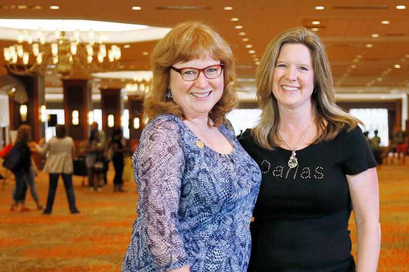 Cynthia Timmons  (left) of Carrollton and Shona Huffman of Frisco are co-chairs of the...