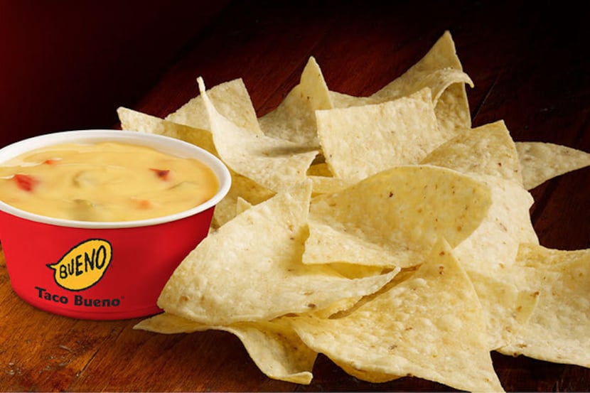 Taco Bueno's new queso recipe is the same one it launched when queso first appeared at the...