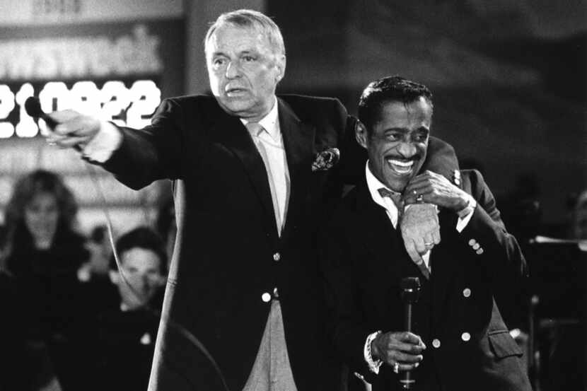 Frank Sinatra and Sammy Davis Jr. a scene from Sammy Davis Jr.: I've Gotta Be Me, one of the...
