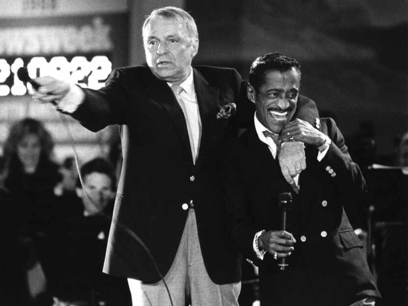 Frank Sinatra and Sammy Davis Jr. a scene from Sammy Davis Jr.: I've Gotta Be Me, one of the...