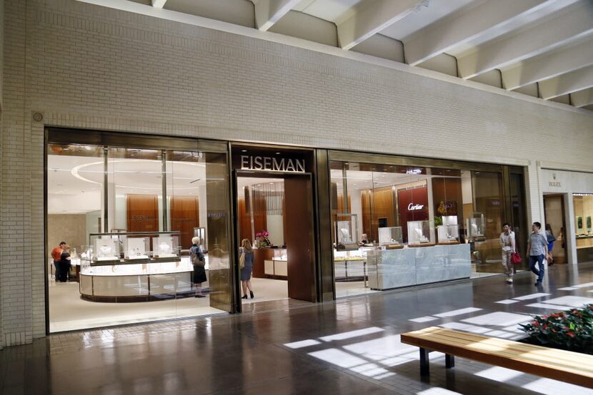 An Exterior of remodeled Eiseman Jewels at NorthPark Center in Dallas on September 3, 2014....