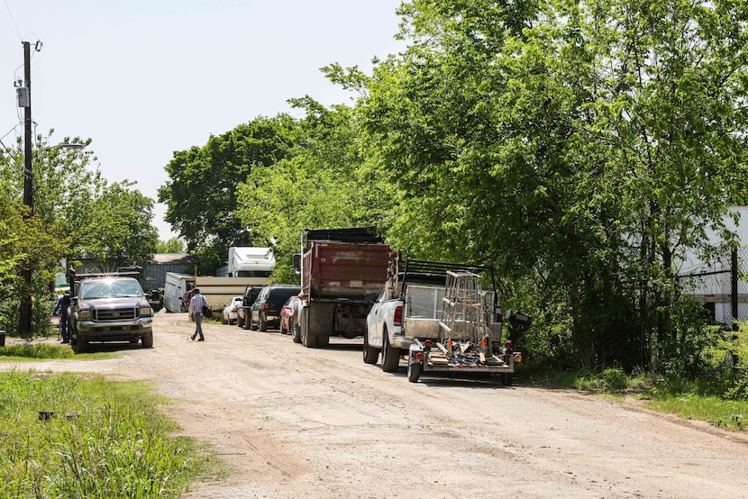 The residents of 19 homes on Bermuda Road must share their residential street with truckers...