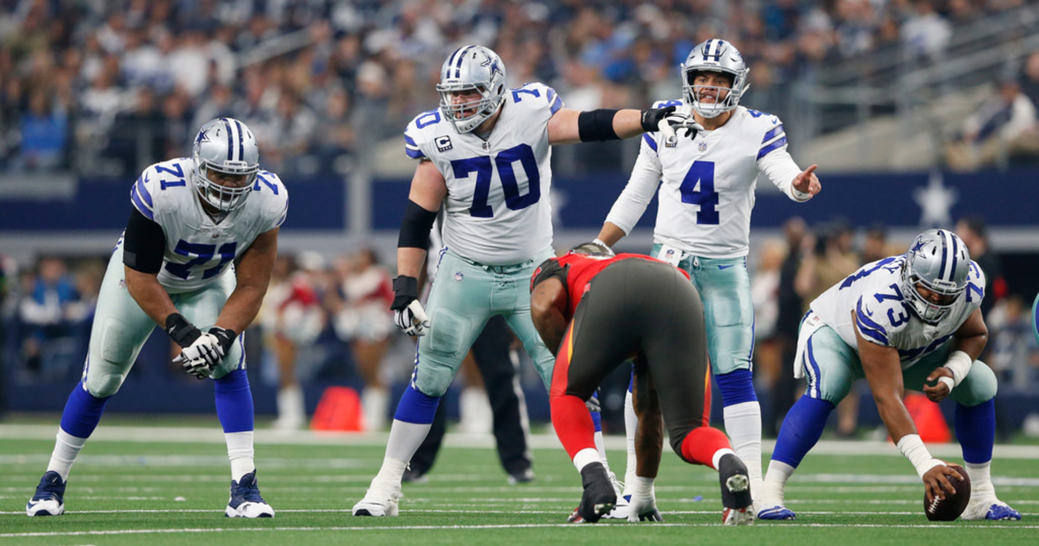 Cowboys' Zack Martin is NFL's top interior offensive lineman, ESPN