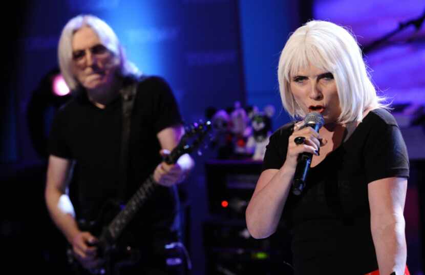 In this image relesed by NBC, singer Deborah Harry of the music group Blondie performs on...
