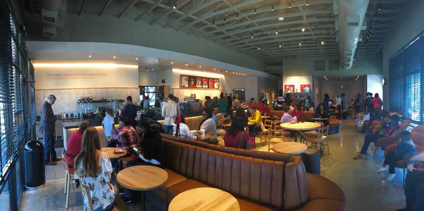 The Red Bird Starbucks was hopping Sunday afternoon when customer and Dallas  businessman...
