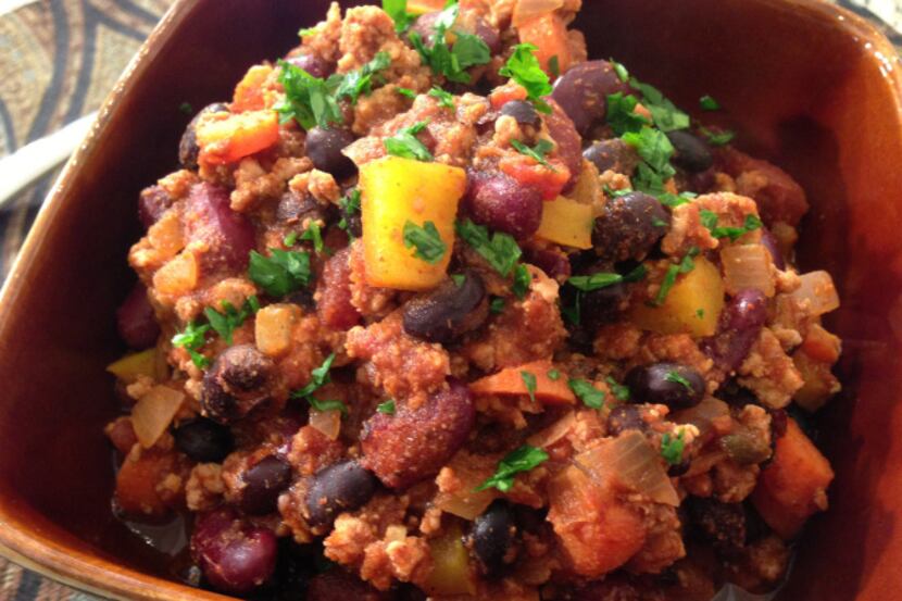 It's not your Tex-Mex, but the Super Bowl of Chili is hearty and nutritious.