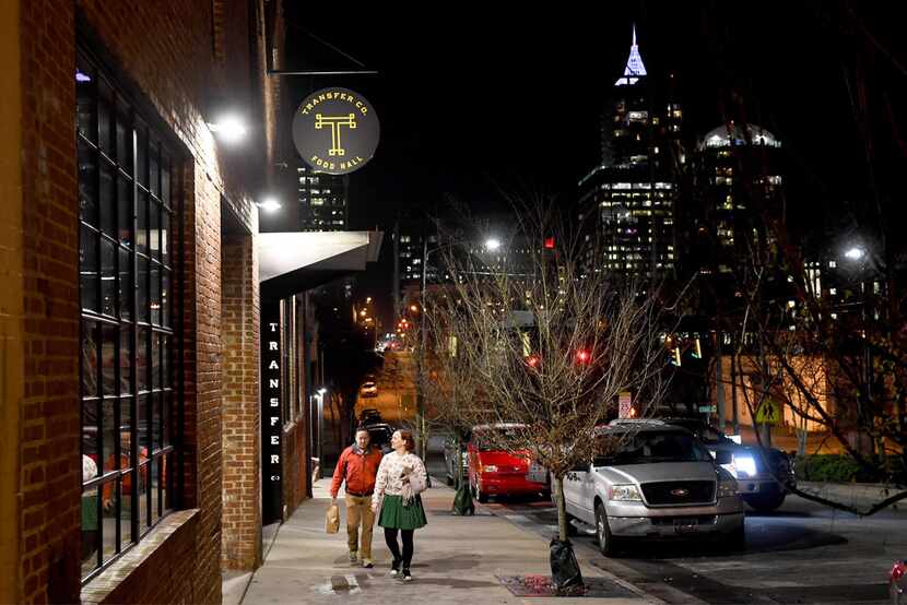 Transfer Co. Food Hall is in the oft-overlooked east side of downtown Raleigh, N.C. 