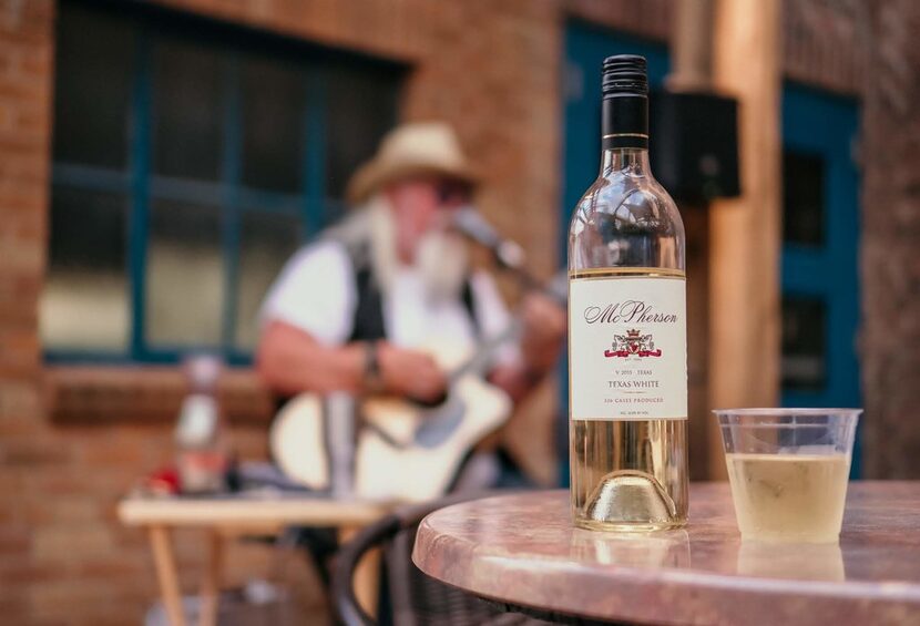 Bottle of McPherson Texas White from McPherson Cellars in Lubbock 