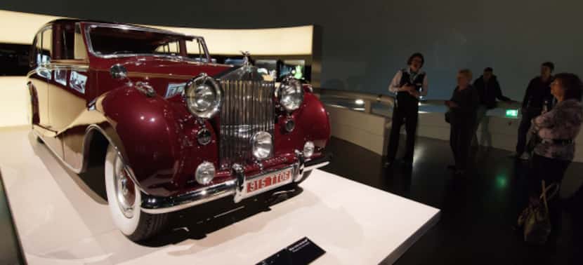 A 1952 Rolls Royce Phantom IV, which was previously owned by billionaire Ion Tiriac, manager...