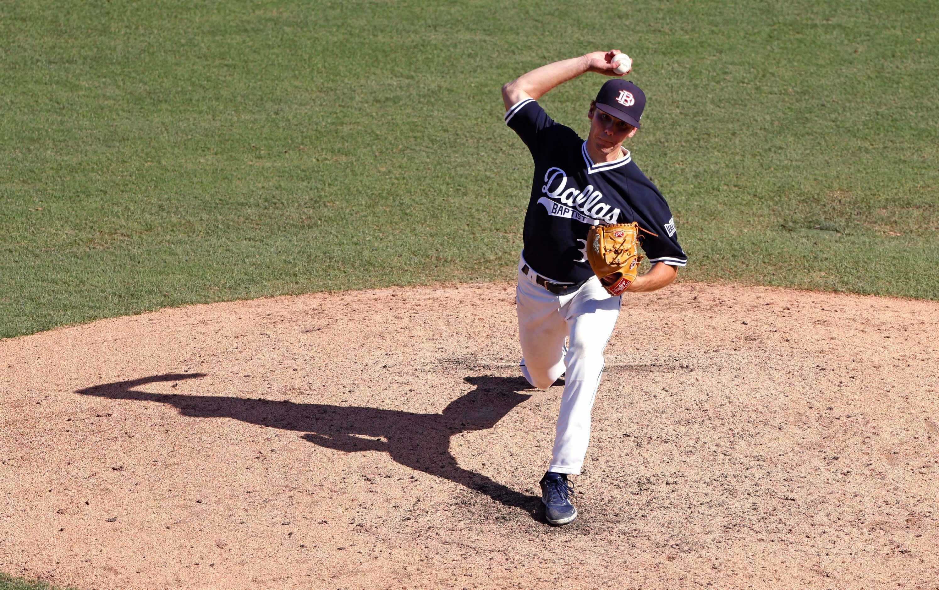 Dallas Baptist pitcher Zane Russell (38) delivers against  Oregon St. during the seventh...