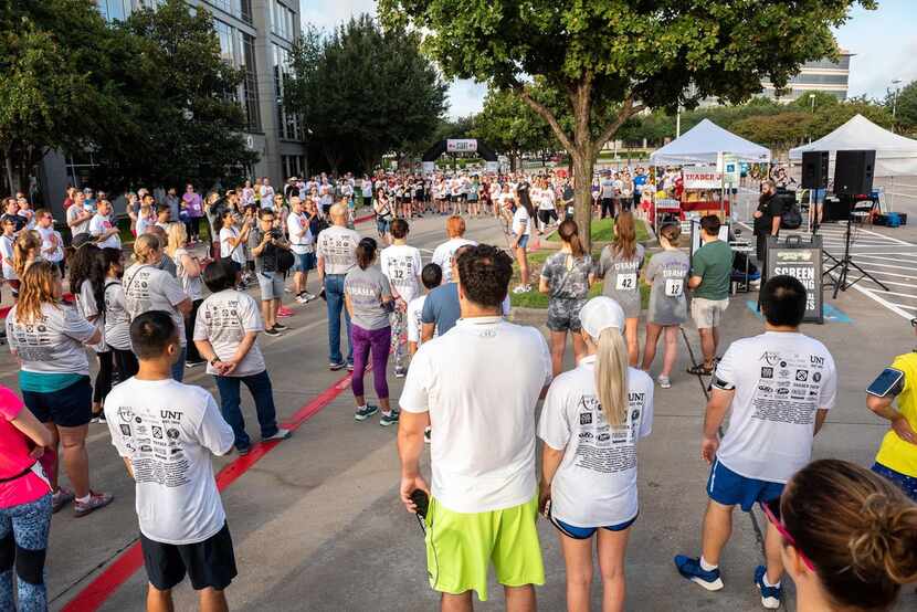 Runners at the Frisco Arts Walk & Run 2018.