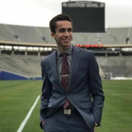 Zak Chaouki during his tour of the Cotton Bowl, from his Twitter account
