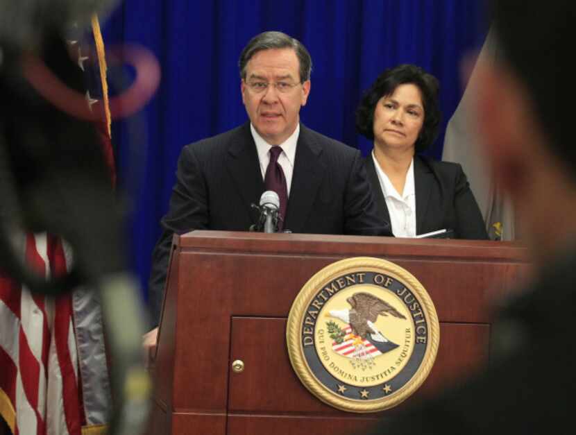 Robert Casey Jr., special agent in charge of the Dallas office of the FBI, and U.S. Attorney...