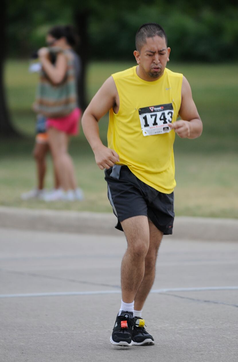 Jose Leyva begins the Hottest Half at Norbuck Park on Sunday, August 12, 2012     