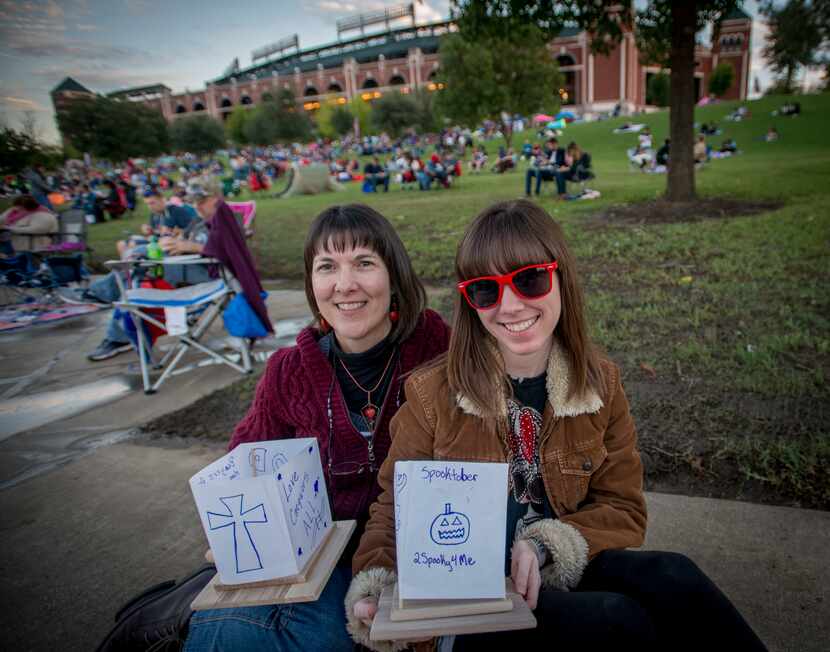 Tracie Matthews, left, and daughter Jordan Matthews participated in the 2018 Water Lantern...