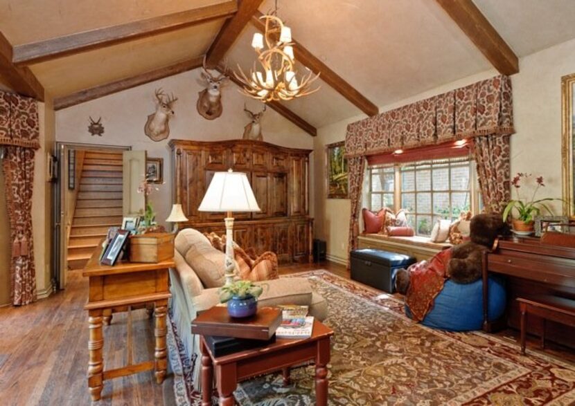 One of the home's cozy living areas.