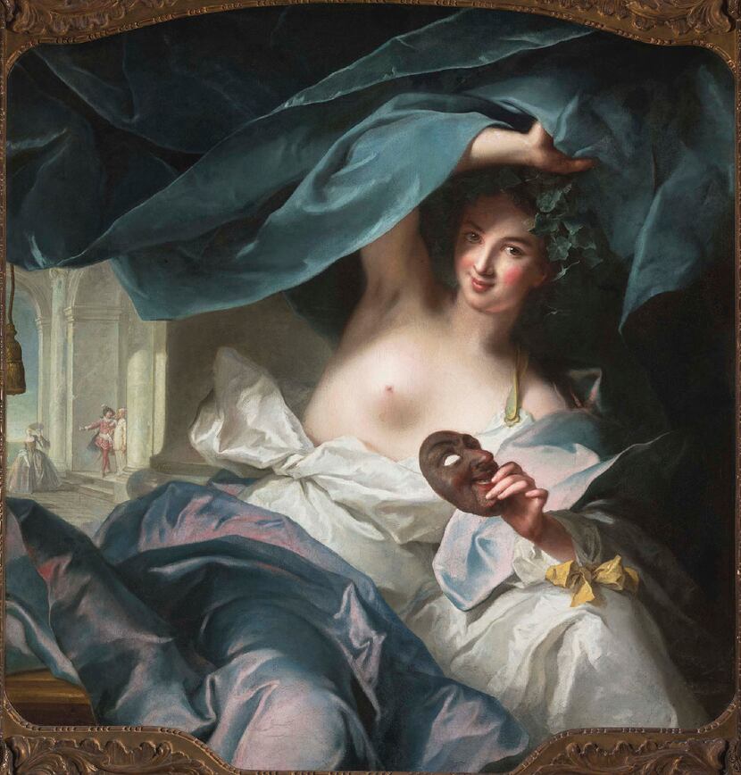  "Casanova: The Seduction of Europe" at the Kimbell Art Museum, Jean-Marc Nattier 'Thalia,...