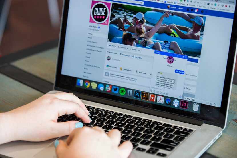 Engagement Editor Hannah Wise demonstrates how to use Lucy, GuideLive's Facebook chatbot, on...