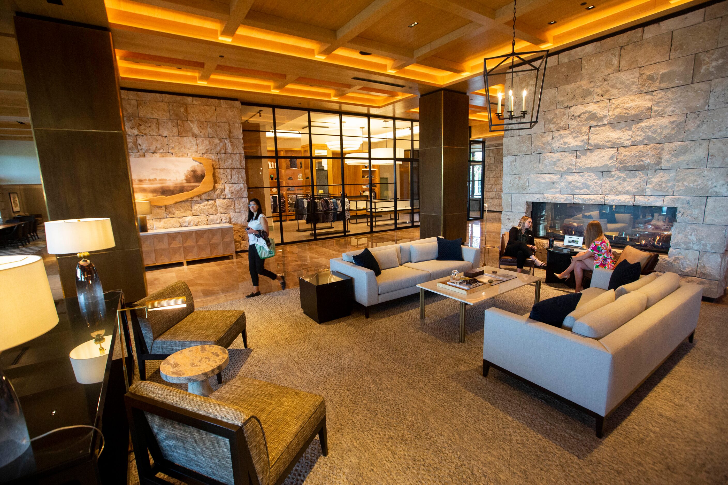 The lobby of the Omni PGA Frisco Resort in Frisco on Monday, May 1, 2023. Omni will host a...