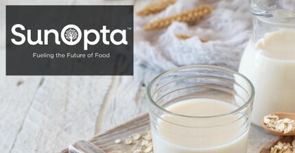 Minnesota-based SunOpta's sales of plant-based milks topped $812 million last year.