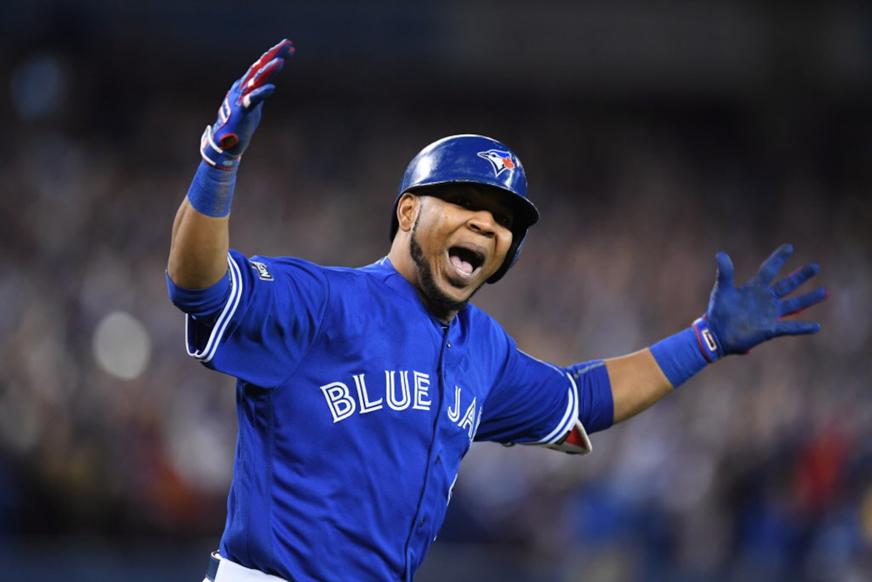 Blue Jays' Edwin Encarnacion, Josh Donaldson, Jose Bautista in home run  battle