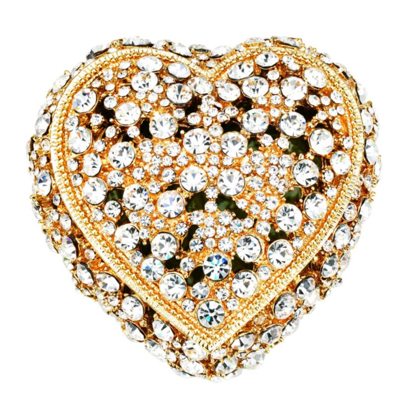 A jeweled box by Olivia Riegel is the way to show her she has your heart. Hand-set with...