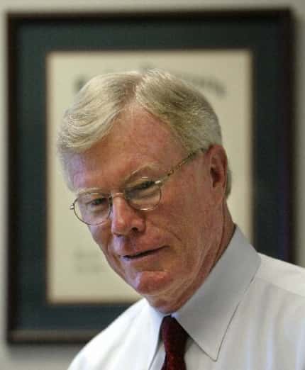 Former Dallas County District Attorney Bill Hill in 2004. 