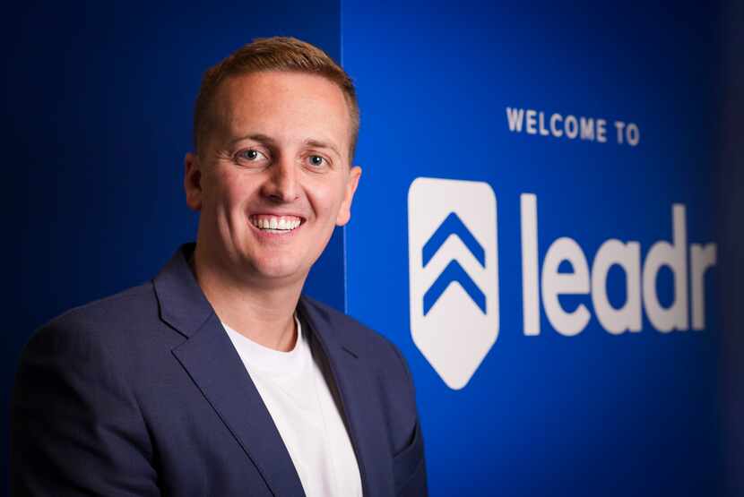 Matt Tresidder, CEO and co-founder at Leadr, is shown in August in Plano.