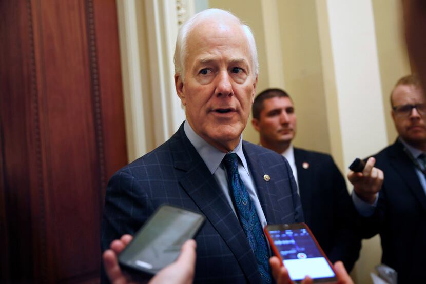 Senate Majority Whip Sen. John Cornyn, R-Texas, said "there is no clear delineation between...