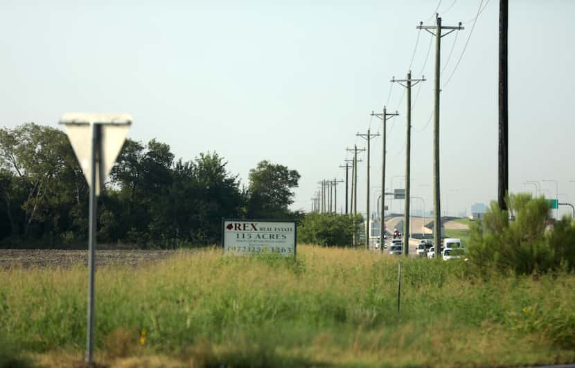 The southeast corner of the intersection of the Dallas North Tollway and Highway 380 in...