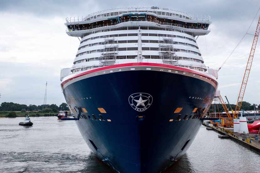 Carnival Cruise Line's new Jubilee cruise ship carries a Texas star design. It'll set sail...