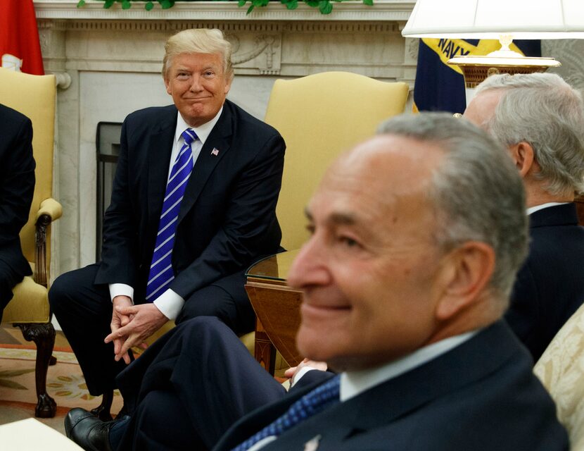 On Sept. 6, President Donald Trump met Senate Minority Leader Chuck Schumer, D-N.Y., and...