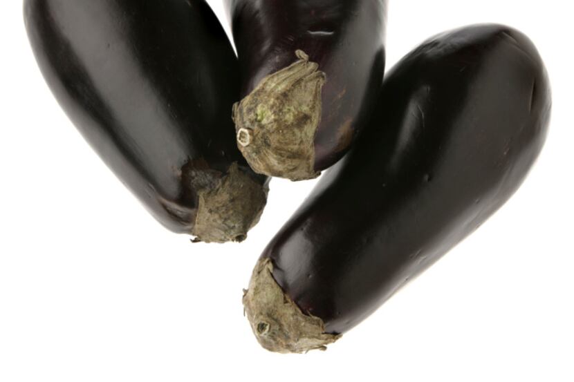 Eggplant goes into the melange that is ratatouille.