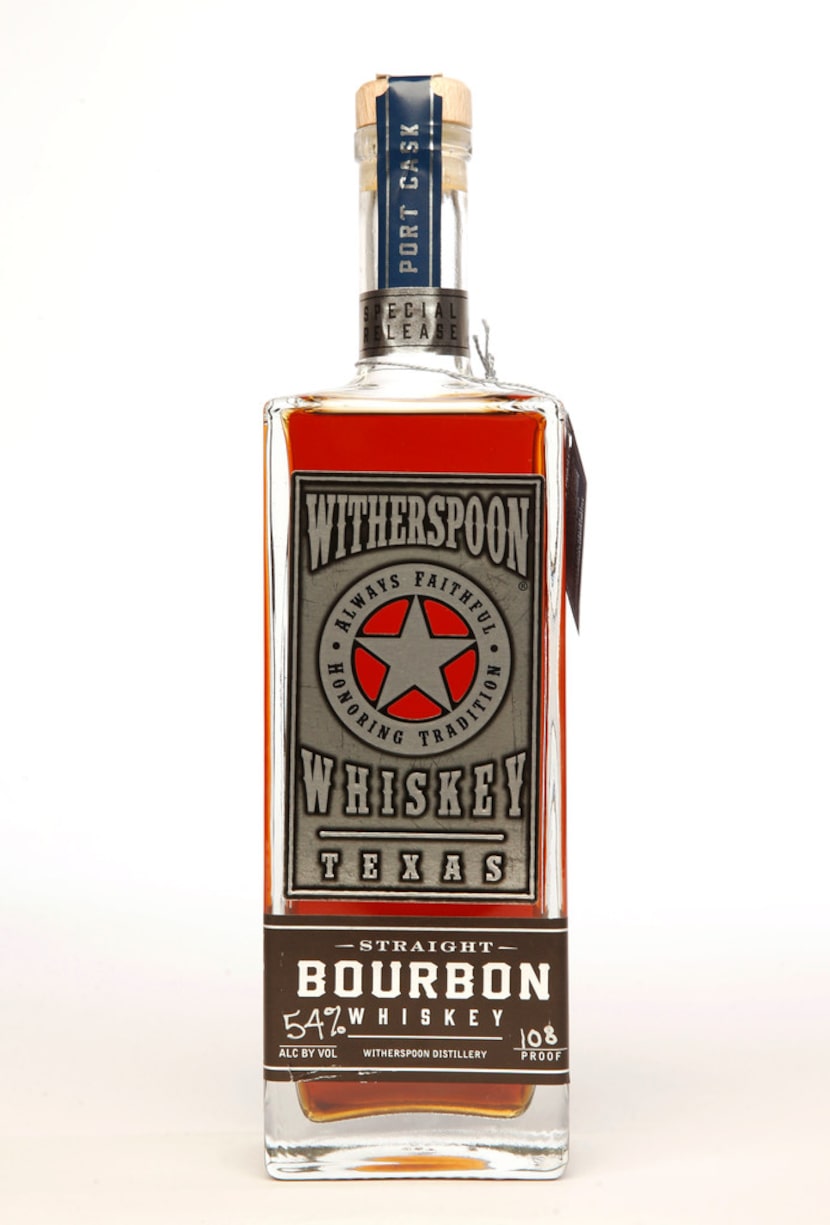 Witherspoon Whiskey port cask-finished bourbon