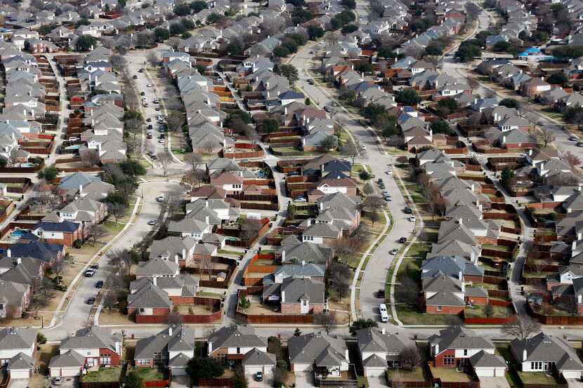 Despite a housing downturn, home prices in D-FW are soaring more than in other Texas metros...