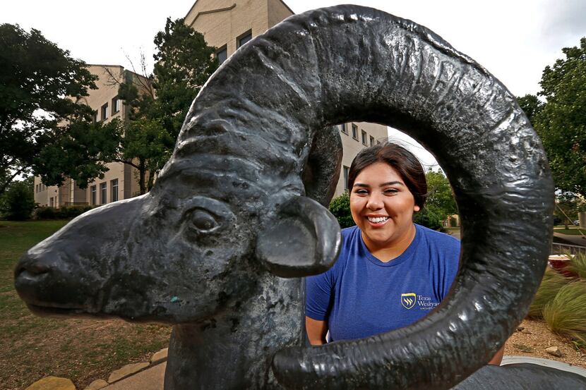 Victoria Gallegos graduated from Texas Wesleyan University in Fort Worth this year.