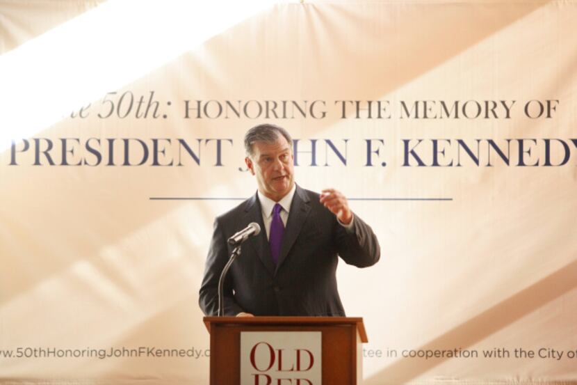 Dallas Mayor Mike Rawlings announced details of the official commemoration of the 50th...